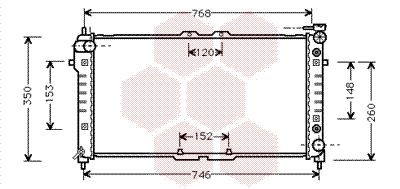 VAN WEZEL radiatorius, variklio aušinimas 27002037